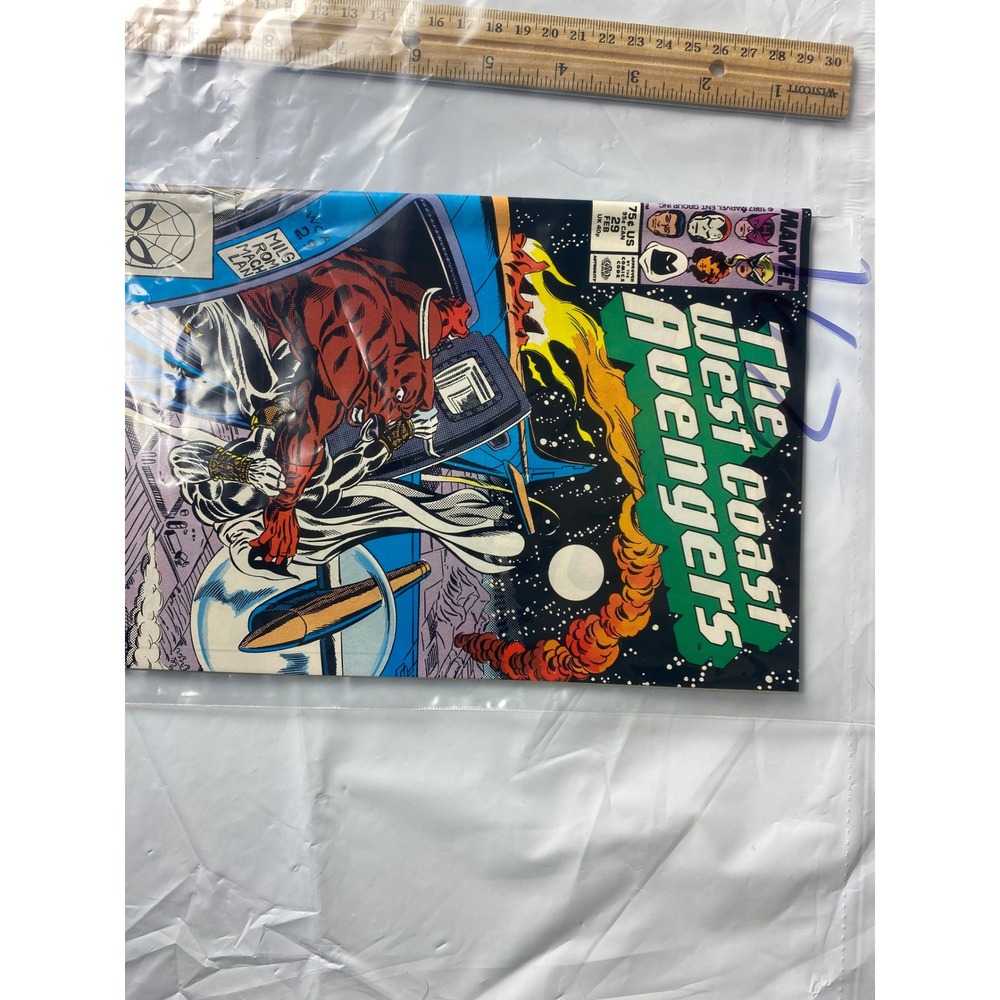 The West Coast Avengers 29 Comic Book Marvel 1987‎